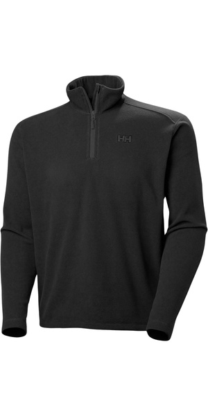 2026 Helly Hansen Mens Daybreaker 1/2 Zip Fleece 50844 - Black